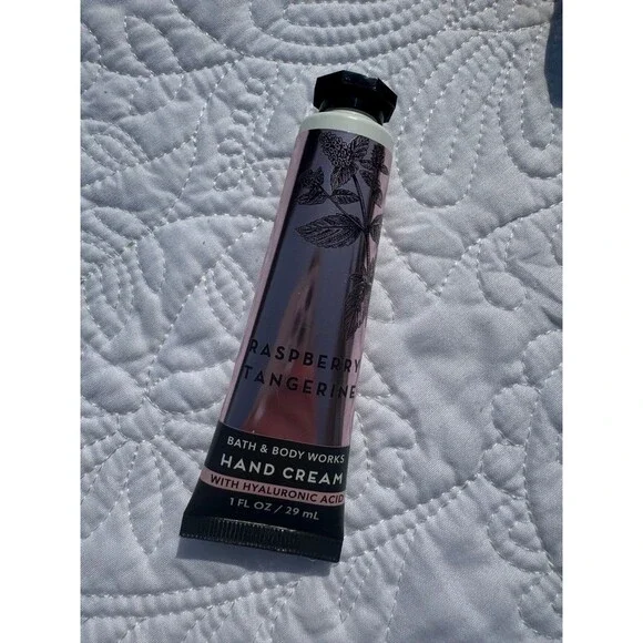 1 Bath & Body Work Raspberry Tangerine Hand Cream 1 FL OZ New - Picture 1 of 2